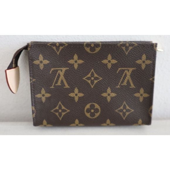 Louis Vuitton Monogram Small Poche Toilette Cosmetics Pouch w/Dust Bag - Picture 5 of 12